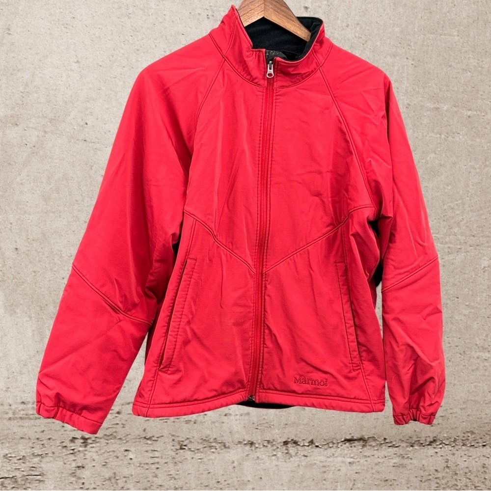 Marmot Red Windbreaker Lightweight Jacket